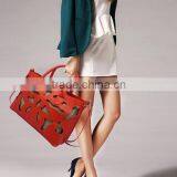 2015 Best Seller Ladies Leather Fancy Hollow Out Bags thumbnail-3