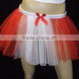 Adult Fancy Dress Red and White Tutu Pettiskirt thumbnail-1