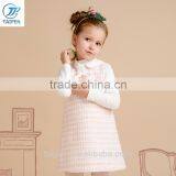2017 Spring Tweed Fabric Dress Designs For Girl A-line Girls Sleeveless Party Dress thumbnail-3