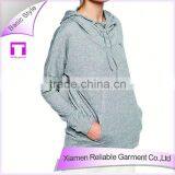 Custom Made Blank Gray Children Hoodies thumbnail-1