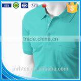 Trade Assurance Ring Spun Cotton Fabric Custom Sublimated Polo Shirt Green Color thumbnail-3