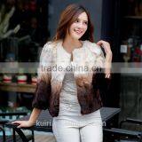 2016 New Arrive Fashion Women Rex Rabbit Fur Coats Short Casual Slim Full Pelt Autumn Winter Jacket Real Rabbit Fur Jackets thumbnail-5