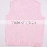 Wholesale Knit Pink Cool Sweater Vests thumbnail-2