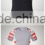 100% Polyester Short Sleeve Mens Slim Fit Bodybuilding Blank T Shirt Fashion Sports Jersey Tee thumbnail-6