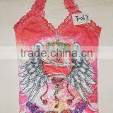 Colorful Printed Seamless Lady Tank Top thumbnail-1