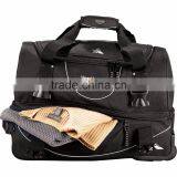 High Sierra 22" Carry-On Rolling Duffel Bag - Has a Drop-bottom Lower Compartment for Shoes and Clothes and Comes With Your Logo thumbnail-4