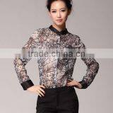 Latest Elegant Women Shirt/chiffon Casual Shirt Designs 2013 thumbnail-1
