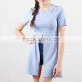 Wholesale Custom Longline Tshirt China t Shirt Factory thumbnail-3
