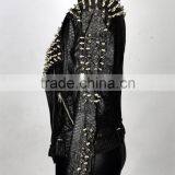 2017 New Style Women Rock PU Leather Coat thumbnail-3