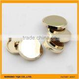 Hot Sale Golden 15mm 20mm Flat Women Shirt Custom Metal Sewing Buttons thumbnail-1