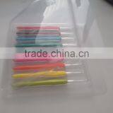 Aluminum Crochet Hook Set Knitting Needle Crochet Hook Soft TPR Handle Crochet Hook Set
