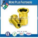 Made in Taiwan Brass Material Open Close End With Flange Bery Nuts thumbnail-6