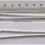 1.5mm Copper Beads Ball Chain in Silver Color thumbnail-1