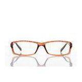 Coffee / Pink PC Polycarbonate Eyeglass Frames For Girls Stylish For Square Faces thumbnail-1