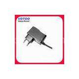 12 Watt Wall Mount CCTV Power Adapter 12V 1A With EU / UK Plugs , Camera Power Adapter thumbnail-1