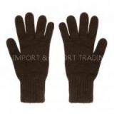 men 3 ply knitted  pure cashmere gloves