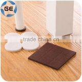 Quality Table Leg Pads Adhesive Furniture Leg Feet Non Slip Rug Felt Pads Protetcors Anti Slip Beige Mat Fittings