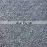 White Cotton Lace Embroidery Fabric thumbnail-1
