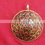 Fashion Brass Coral Pendant thumbnail-1
