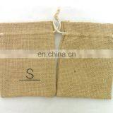 Jute Wedding Favor Pouches Drawstring Pouches Small Jewelry Bags 10*15cm thumbnail-2