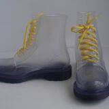 2026 Popular Style Women Shoes,New Fashion Transparent Lady Rain Shoes,Transparent PVC Rain Shoes thumbnail-4