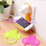 Mobile Phone Wall Charger Adapter Charging Holder Hanging Stand Bracket thumbnail-4