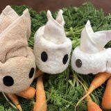 Organic Cotton Small Square Towel, Natural Non Dyed Cotton Yarn Woven Terry Square Towel, Twistless Square Towel thumbnail-3