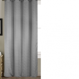 Spun fabric curtain