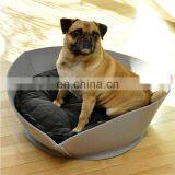 Comfortable Handmade Organic Wool Felt Cat Cave For Large Kittens thumbnail-2