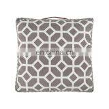 Wholesale India Home Decoration Eco Ottoman Wool Embroidered Floor Cushion Cotton Woven Square Moroccan Pouf thumbnail-4