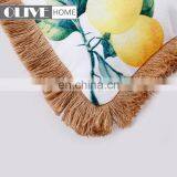 2018 Hot Selling Chair Office Car Outdoor Cushion Cover Decorative Cushions With Tassels Trimmings thumbnail-3
