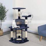 Cat Tree Condo Tower Easy Assemble Cheap Cat Tree House Wooden Large Cat Tree Wood thumbnail-2