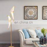 Indoor Modern Hotel Decoration Bird Shade Led Standing Floor Lamp Lampara de Pie Moderna thumbnail-5