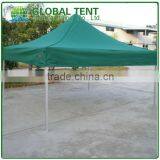 Steel Pop Up Marquee Trade Show Tent Frame 3x3m ( 10ft X 10ft),30mm, With Green Canopy & Valance(Unprinted)