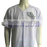 Custom Design Baseball Uniforms Pinstripe Baseball Jersey Wholesale thumbnail-2