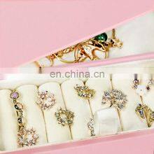 High-grade Korean Style Multi-functional Large Capacity Cosmetics Box Portable PU Jewelry Storage Box thumbnail-4