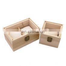Unique Luxury OEM Factory Watch Box With Custom Logo Small Gift Display Box 1 Slot 2 Natural Wood Watch Box, thumbnail-3