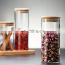 Wholesale Storage Bottles & Jars Tea Candy Glass Storage Jars Seals Storage Tank Jarras De Vidrio Glass Jar With Lid thumbnail-4