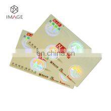 84*52mm Transparent Hologram Lamination Overlay for IDs thumbnail-4