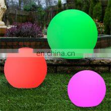 Outdoor Garden Patio Decoration Christmas DMX Control Waterproof Solar Charging Motion Lights Outdoor Garden Led Ball Stone Lamp thumbnail-1