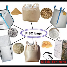 1000KG ONE TON MINERAL SAND CHEMICAL SUPER BULK FIBC SACK PP JUMBO BIG BAGS thumbnail-3