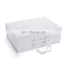 Wholesale Large Size Luxury Elegant Cardboard Custom Folded Square Shaped Packaging Shoes Box Purple Magnetic Gift Box Packaging thumbnail-3