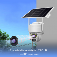 AOV Solar Panel Security Camera H.265 2MP 3MP 4MP Security Outdoor Two Way Voice Intercom Network CCTV PTZ IP Camera thumbnail-4