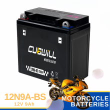 Factory Price Lead Acid 12N9A-BS Battery for Motorcycle Start thumbnail-1