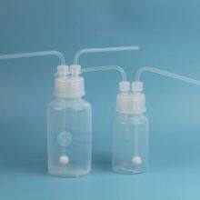 Polytetrafluoroethylene Pfa Gas Washing Bottle, Acid and Alkali Resistant, High Temperature Resistant, Customizable 500ml Gas Absorption Bottle thumbnail-1