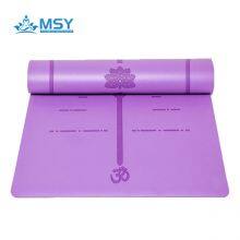 Non-Slip Waterproof Cork PVC NBR PU Suede TPE Yoga Mat for Gymnastics Fitness thumbnail-1