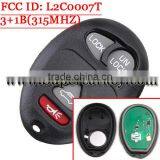 Best Quality 3+1 Button Replacement Keyless Entry Remote Key Fob for Buick GM L2C0007T #3 thumbnail-1