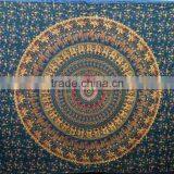 Printed Cotton Mandala Tapestry New Design Wall Hanging Wholesale Price Bedsheet Bohemian Throw thumbnail-3