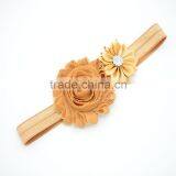 / Elastic Head Wraps Rose Flower