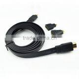 Multifuction 3 in 1 Hdmi to Mini Micro Hdmi Displayport Converter Cable for Smartphone Camera Monitor Hometheater thumbnail-3